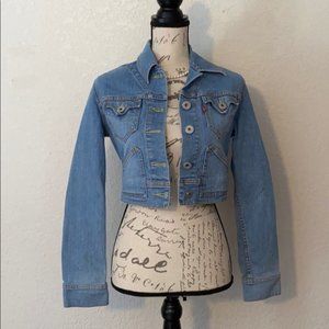 Levis Light Blue Jean Jacket Size Small